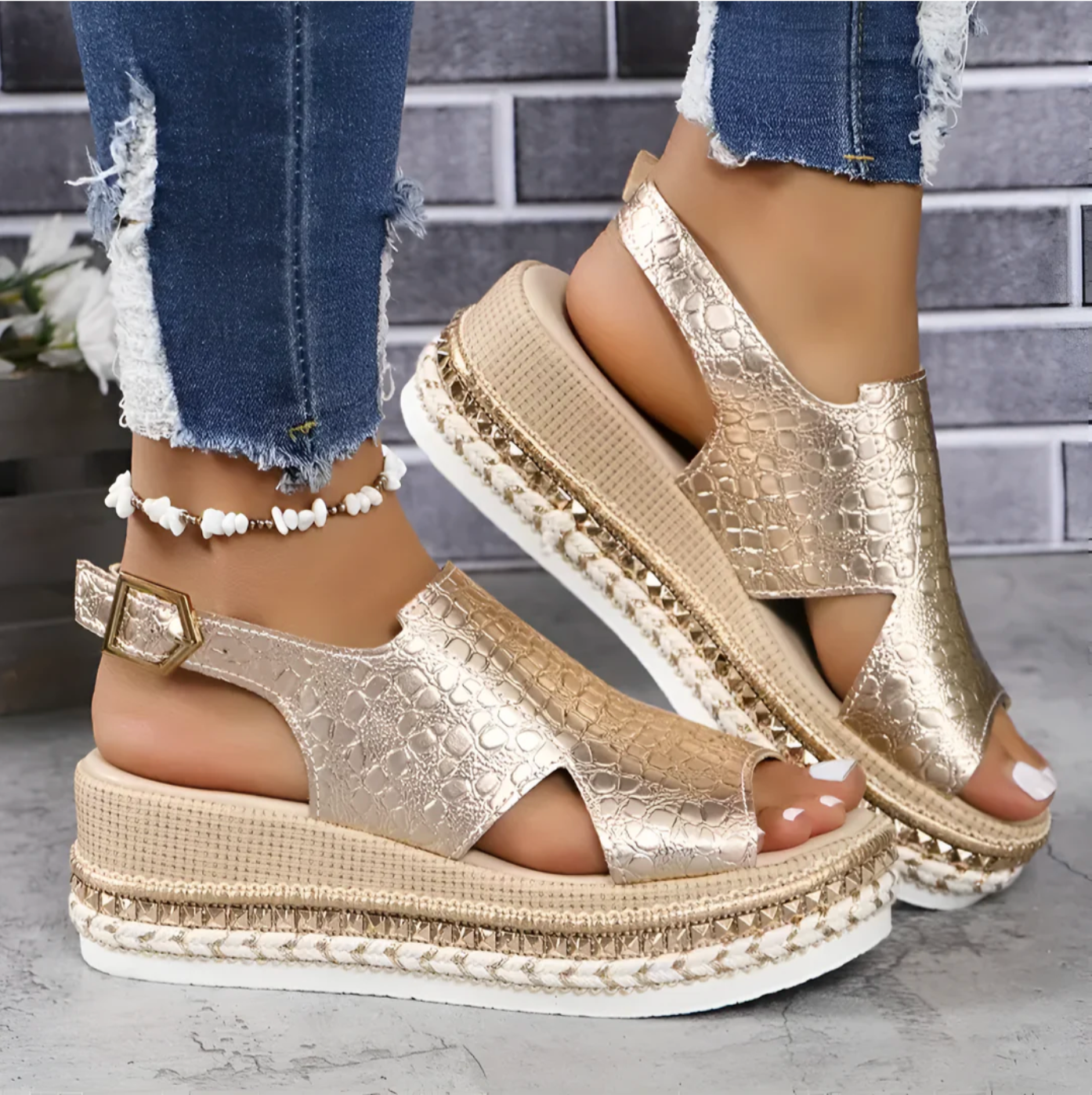 Sandales élégantes pour femme avec design épuré