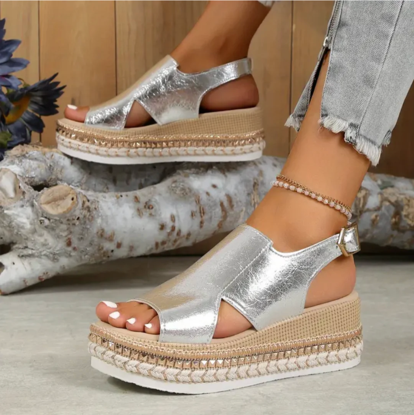 Sandales élégantes pour femme avec design épuré