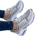 Tess | Chaussures Orthopédiques Élégantes Femme avec Soutien de la Voûte Plantaire en Tissu Respirant_gris