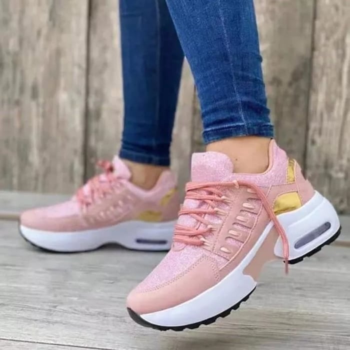 Tess | Chaussures Orthopédiques Élégantes Femme avec Soutien de la Voûte Plantaire en Tissu Respirant_rose